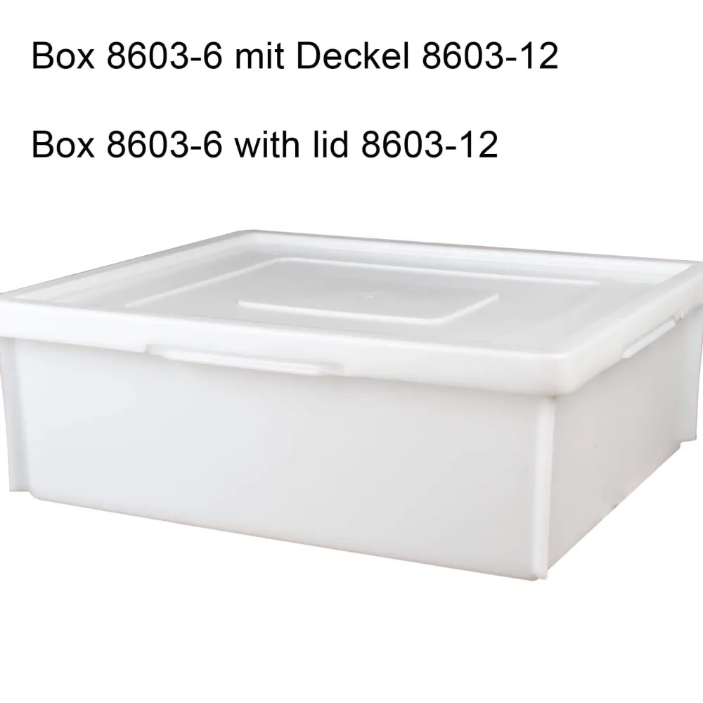 Barstuff Stapel- und Transportbehälter Classic weiß - 515x445x165mm (30l)