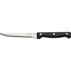 Barstuff Steakmesser mit schwarzem Griff - 22cm (12 Stk.)