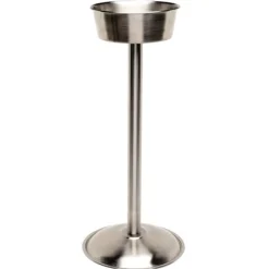 Barstuff Ständer für Flaschenkühler/Weinkühler, Edelstahl gebürstet - 57x25cm
