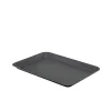 Barstuff Tablett, Edelstahl vintage schwarz - 31,5x21,5cm
