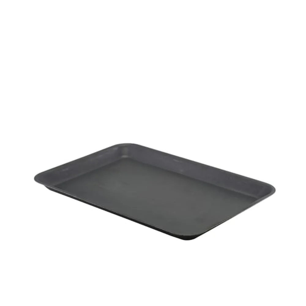Barstuff Tablett, Edelstahl vintage schwarz - 31,5x21,5cm