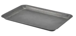 Barstuff Tablett, Edelstahl, Vintage - 31,5x21,5cm