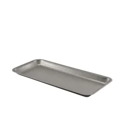 Barstuff Tablett, Edelstahl vintage - 36x16,5cm