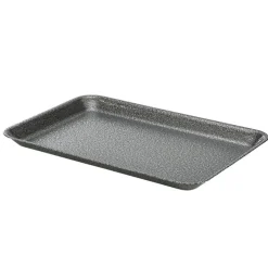 Barstuff Tablett silberfarben gehämmert - 31,5 x 21,5 x 2 cm