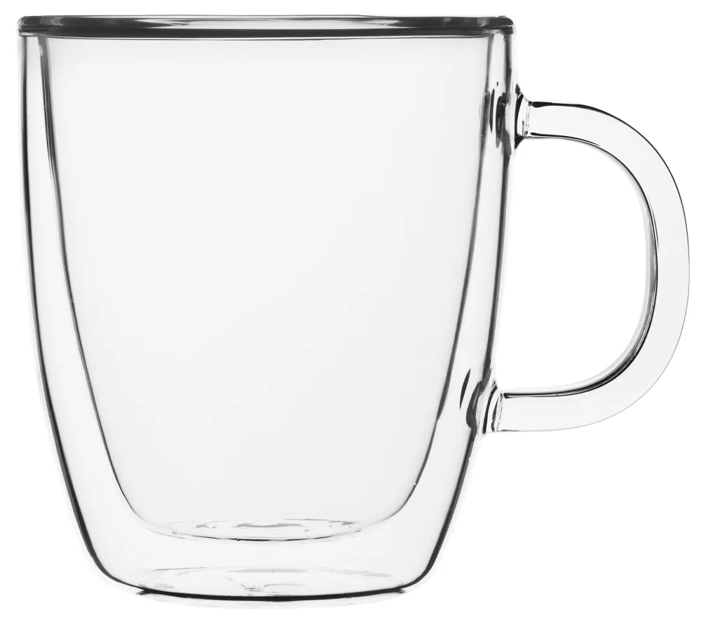 Barstuff Tee Glas mit Henkel, doppelwandig, Enjoy - 0,36l