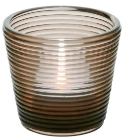 Barstuff Teelichthalter, konisch - grau