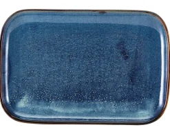 Barstuff Teller rechteckig Terra Aqua Blue - 34,5x23,5cm (6 Stk.)