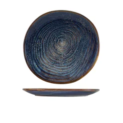 Barstuff Teller Terra Aqua Blue Organic – 25 cm (6 Stk.)