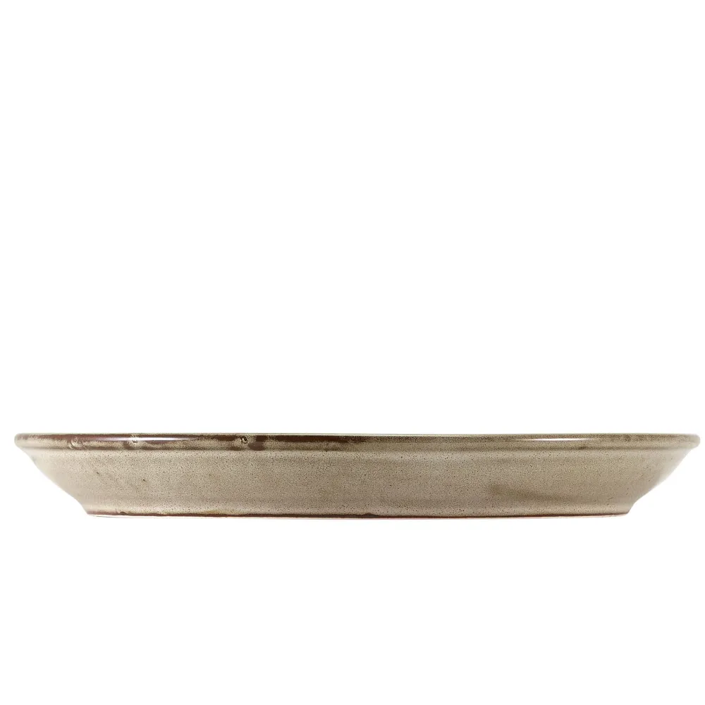 Barstuff Teller Terra Smoke Grey, tief - 24cm (6 Stk.)