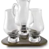 Barstuff The Glencairn Whisky Tasting Set mit 2 Gläsern, Wasserkrug und Holztablett