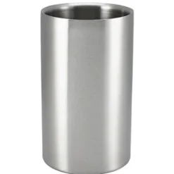 Barstuff Thermo-Flaschenkühler, Edelstahl matt - 12x20cm