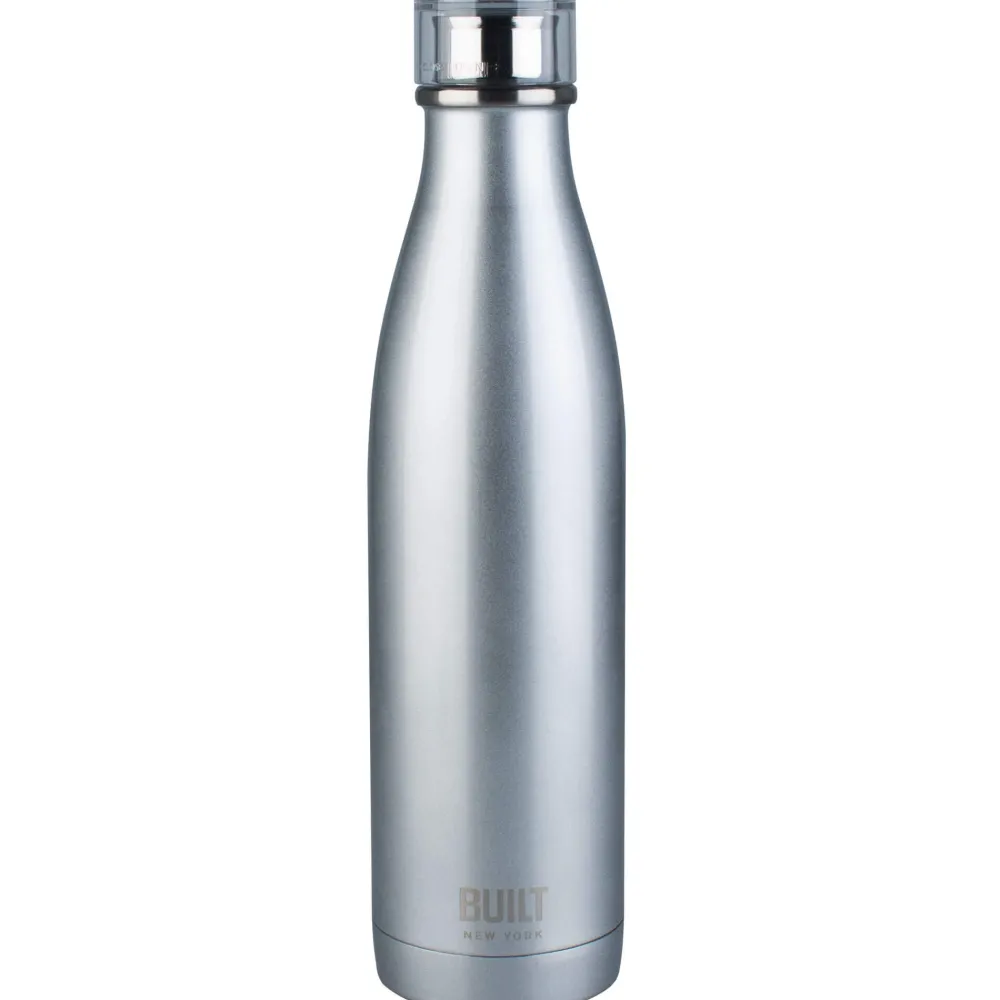 Barstuff Thermosflasche Built, Metallic Silber - 740ml