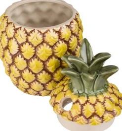 Barstuff Tiki Becher Ananas mit Deckel, 600ml