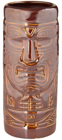 Barstuff Tiki Becher Aztec, braun - 460ml