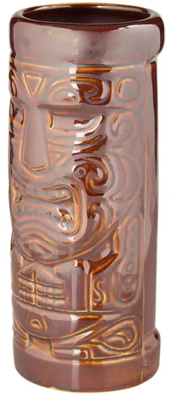 Barstuff Tiki Becher Aztec, braun - 460ml