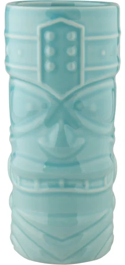 Barstuff Tiki Becher Face, blau - 400ml