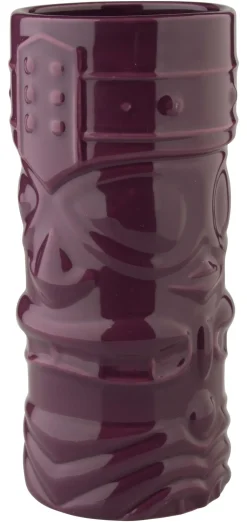 Barstuff Tiki Becher Face, purple - 400ml