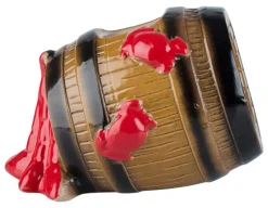 Barstuff Tiki Becher Fass mit Meereskreaturen - 500ml