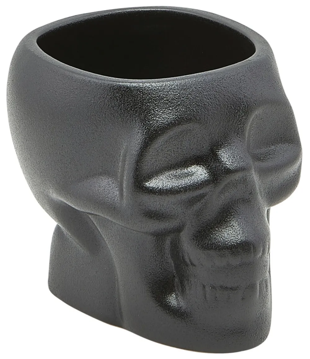 Barstuff Tiki Becher Skull, schwarz - 400ml