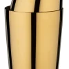 Barstuff Tin on Tin Shaker mit Bodenkappe, Prime Bar - goldfarben (850ml)