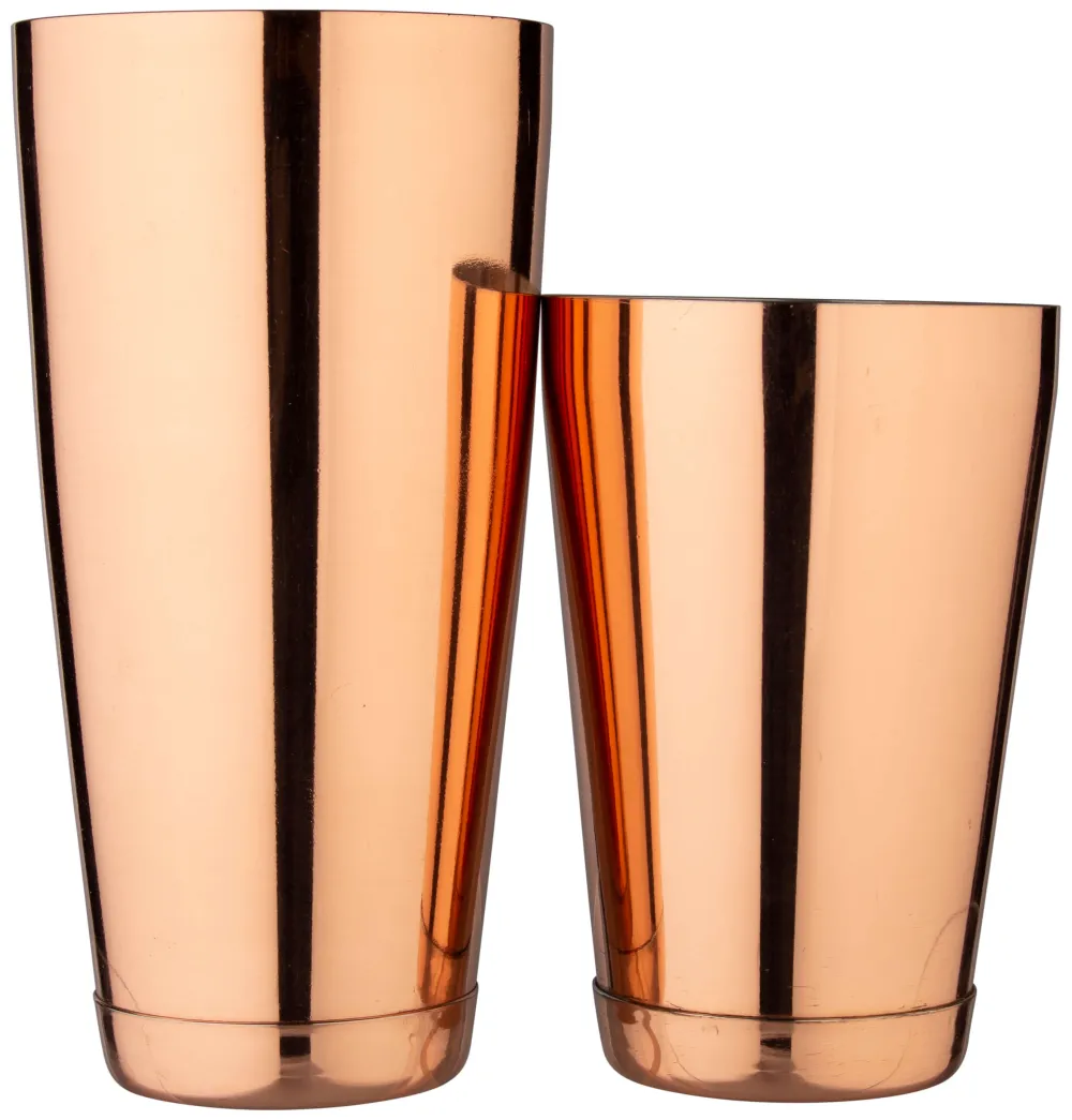 Barstuff Tin on Tin Shaker mit Bodenkappe, Prime Bar - kupferfarben (850ml)