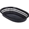 Barstuff Tischkorb / Fast-Food-Korb, PP, 27,5x17,5cm - schwarz (6 Stk.)