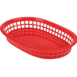 Barstuff Tischkorb / Fast-Food-Korb, PP, 27,5x17,5cm - rot (6 Stk.)