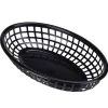 Barstuff Tischkorb / Fast-Food-Korb, PP, 23,5x15,4cm - schwarz (6 Stk.)