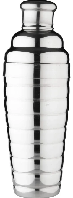 Barstuff 3-tlg. Cocktail Shaker, gerillt - Edelstahl (700ml)