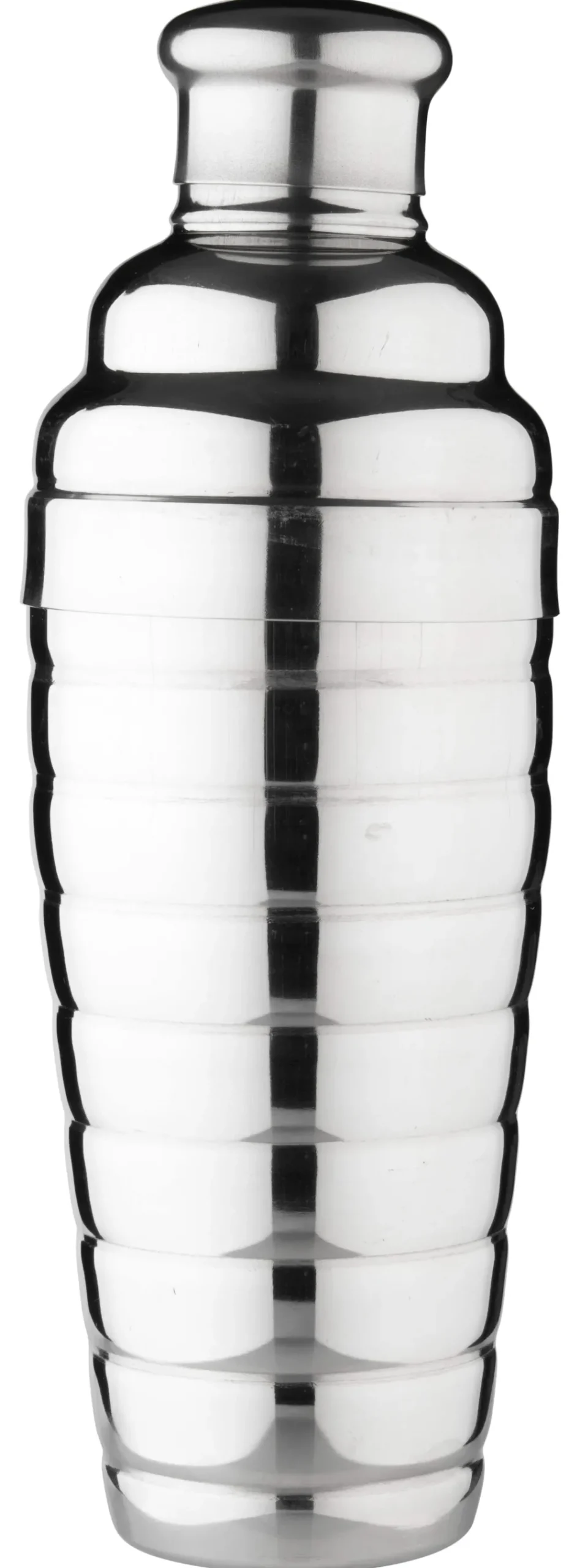 Barstuff 3-tlg. Cocktail Shaker, gerillt - Edelstahl (700ml)
