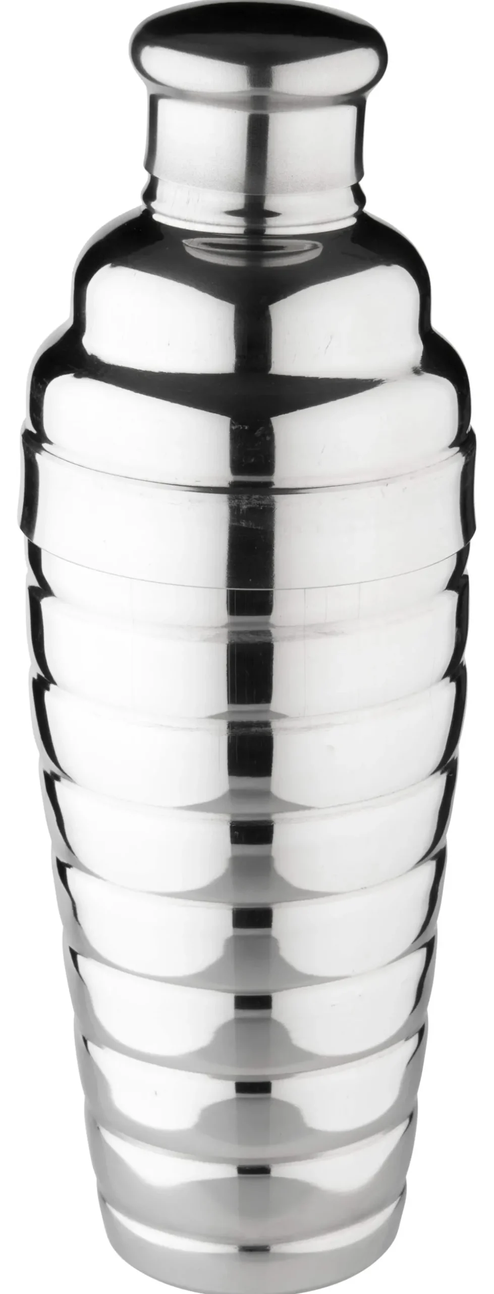 Barstuff 3-tlg. Cocktail Shaker, gerillt - Edelstahl (700ml)