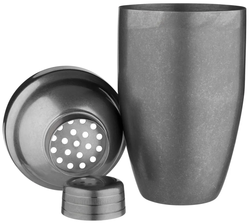 Barstuff 3-tlg. Cocktail Shaker Vintage, Edelstahl - 500ml