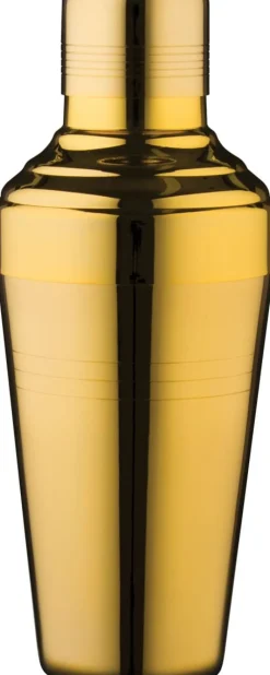 Barstuff 3-tlg. Cocktail Shaker Yukiwa Baron, goldfarben - 410ml