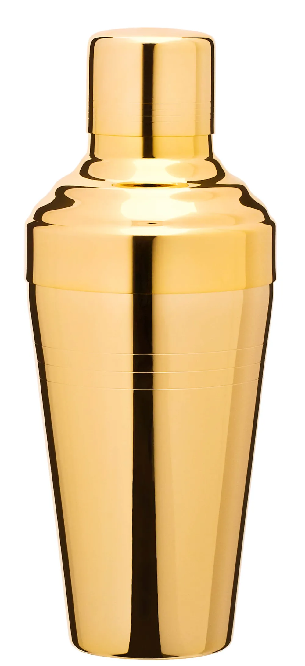 Barstuff 3-tlg. Cocktail Shaker Yukiwa Baron, goldfarben - 510ml