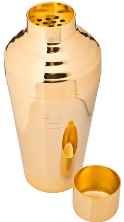 Barstuff 3-tlg. Cocktail Shaker Yukiwa Baron, goldfarben - 510ml