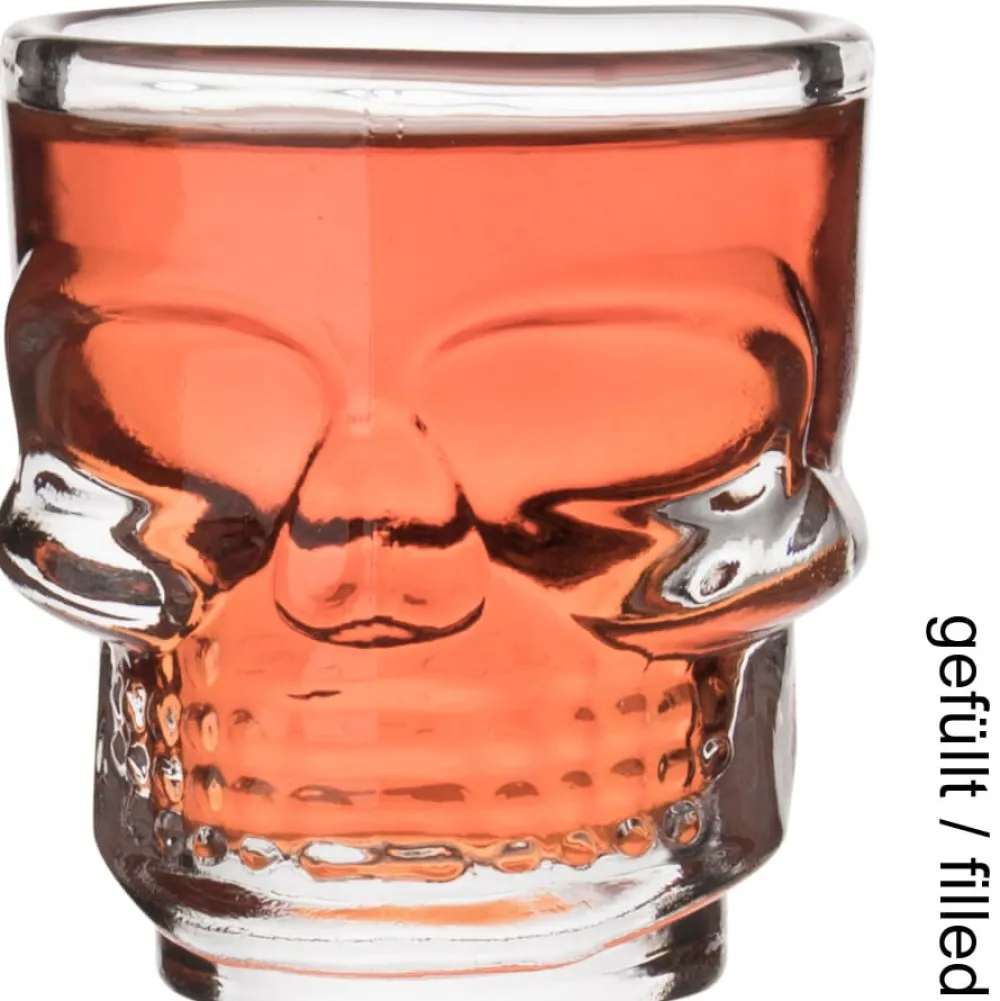 Barstuff Totenkopf Skull Shot Glas, Prime Bar - 50ml