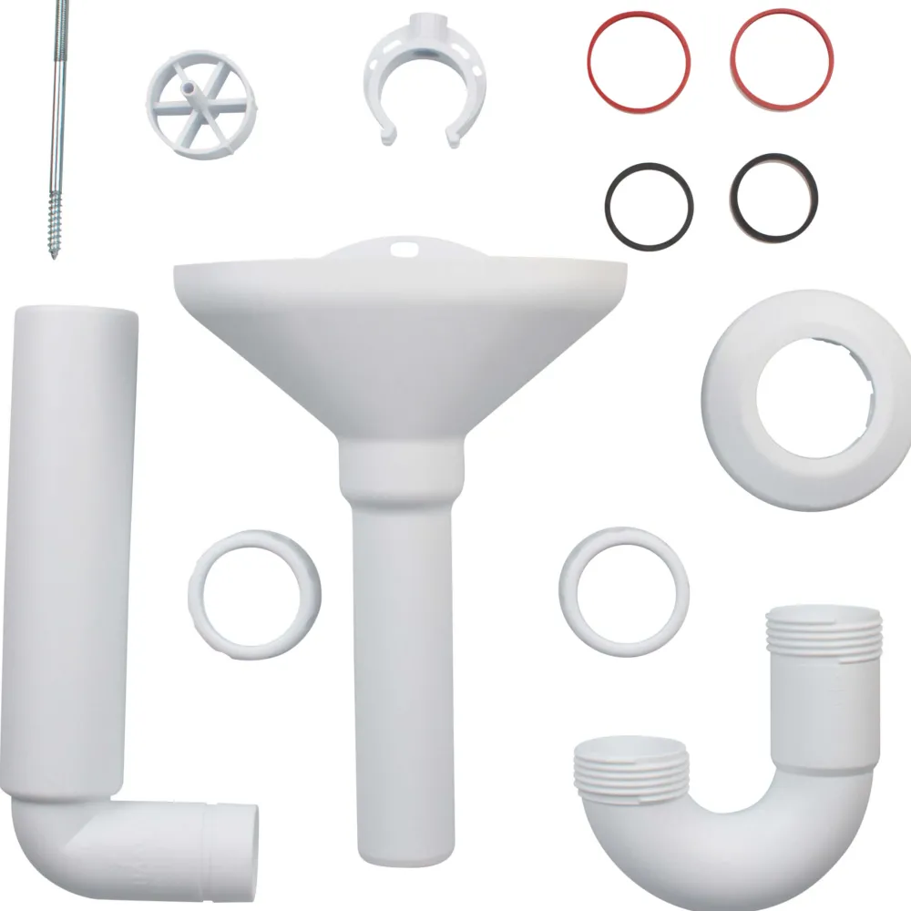 Barstuff Trichtersiphon DN50 PP weis