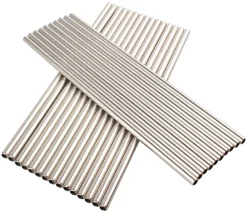 Barstuff Trinkhalme, Edelstahl (6x210mm) - 25 Stk.