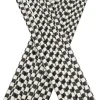 Barstuff Trinkhalme, Papier (6x210mm) - schwarz-weiß (100 Stk.)
