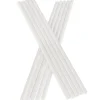Barstuff Trinkhalme, Papier (6x200mm), Prime Bar - weiß (100 Stk.)