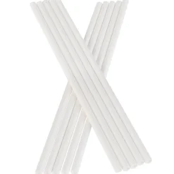 Barstuff Trinkhalme, Papier (6x200mm), Prime Bar - weiß (100 Stk.)