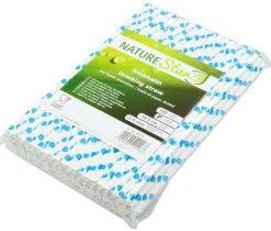 Barstuff Trinkhalme, Papier (6x195mm), Punkte (blau-weiß) - 100 Stk.