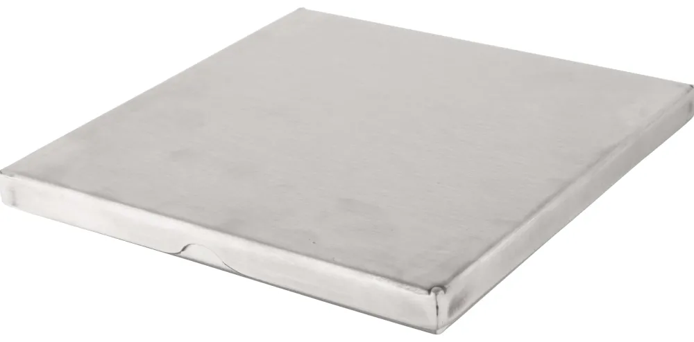 Barstuff Tropfblech, Edelstahl, runde Lochung, Prime Bar - 14x14x1cm