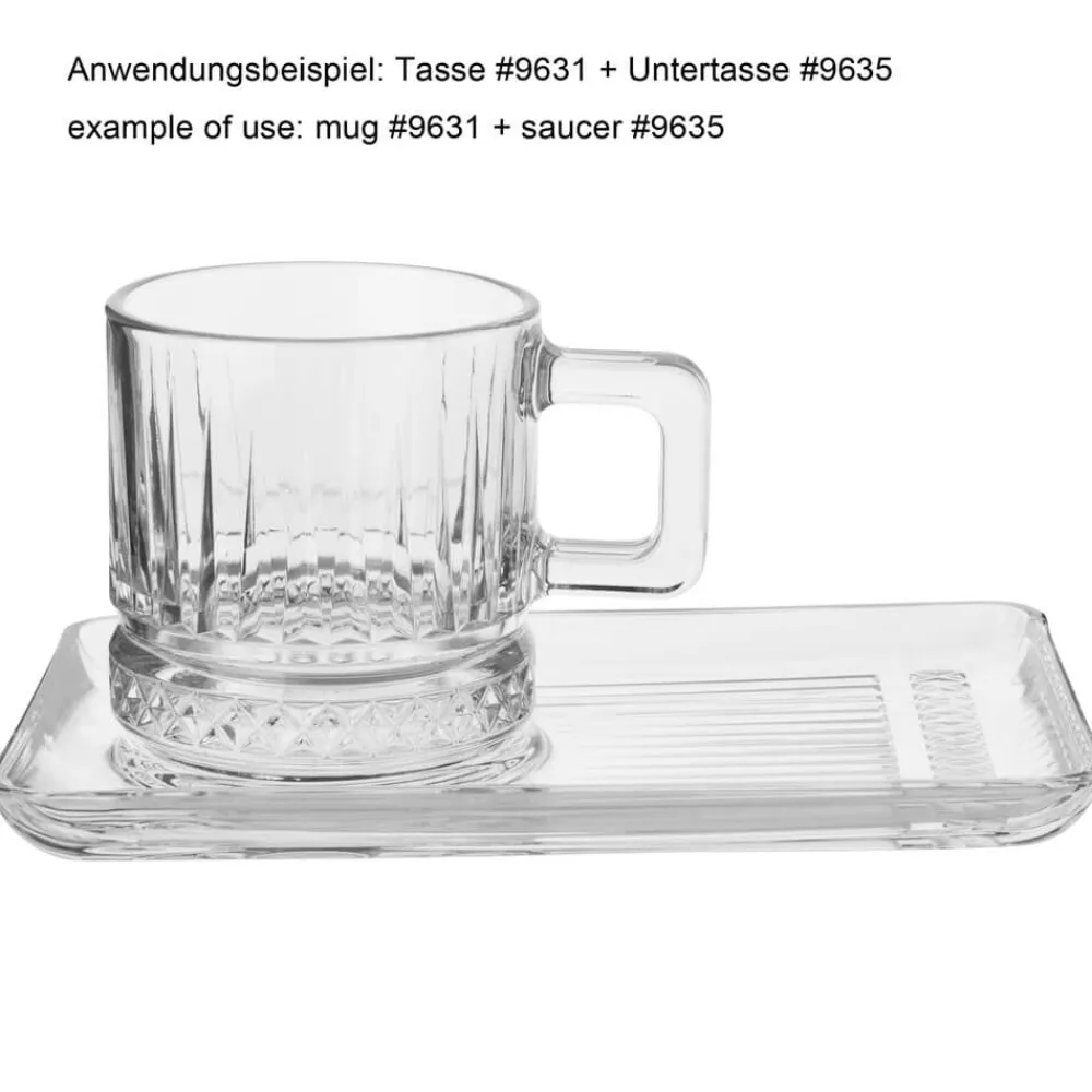 Barstuff Untertasse eckig Elysia, Pasabahce - 18,4cm
