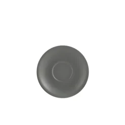 Barstuff Untertasse Porzellan matt grau – 13,5 cm (6 Stk.)