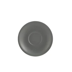 Barstuff Untertasse Porzellan matt grau – 16 cm (6 Stk.)