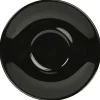Barstuff Untertasse schwarz - 16cm (6 Stk.)