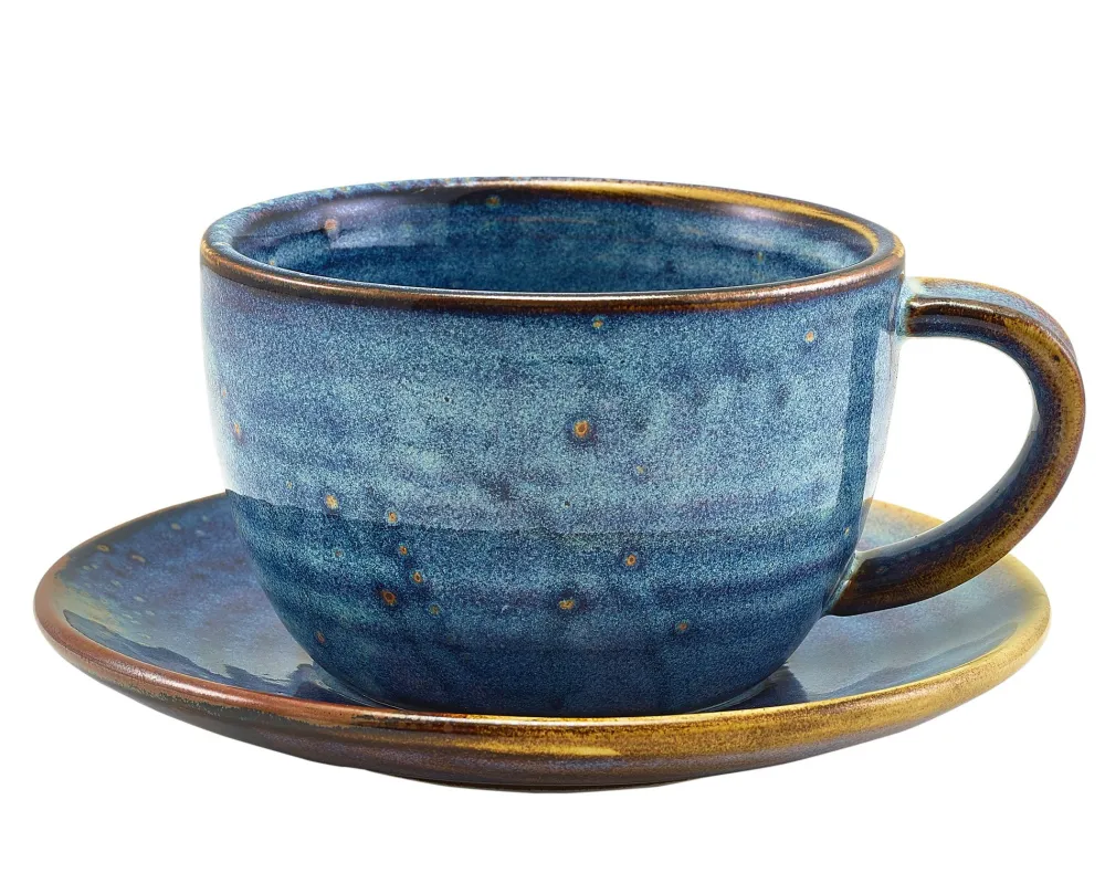 Barstuff Untertasse Terra Aqua Blue - 14,5cm (6 Stk.)