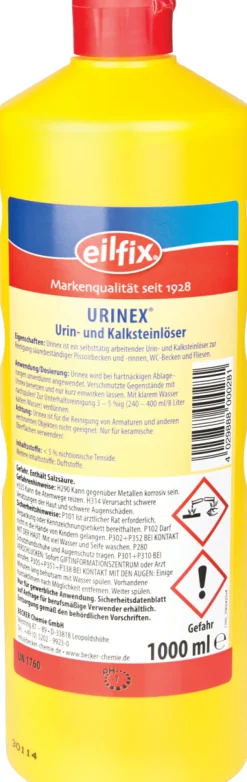 Barstuff Urinex Urin- und Kalksteinentferner flüssig, Eilfix - 1,0l