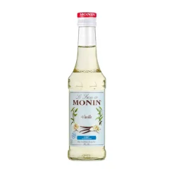 Barstuff Vanille zuckerreduziert (light) - Monin Sirup Kleinflasche (0,25l)